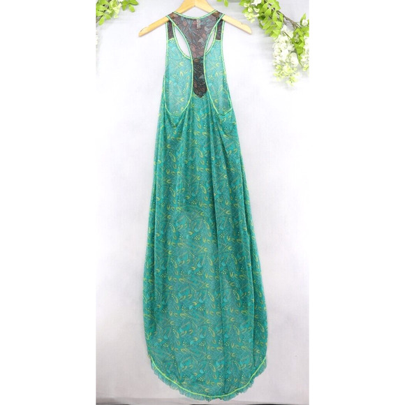 Maaji Women's Green Swimsuit Cover-Up Dress Beach Pool Sz S - Picture 3 of 11